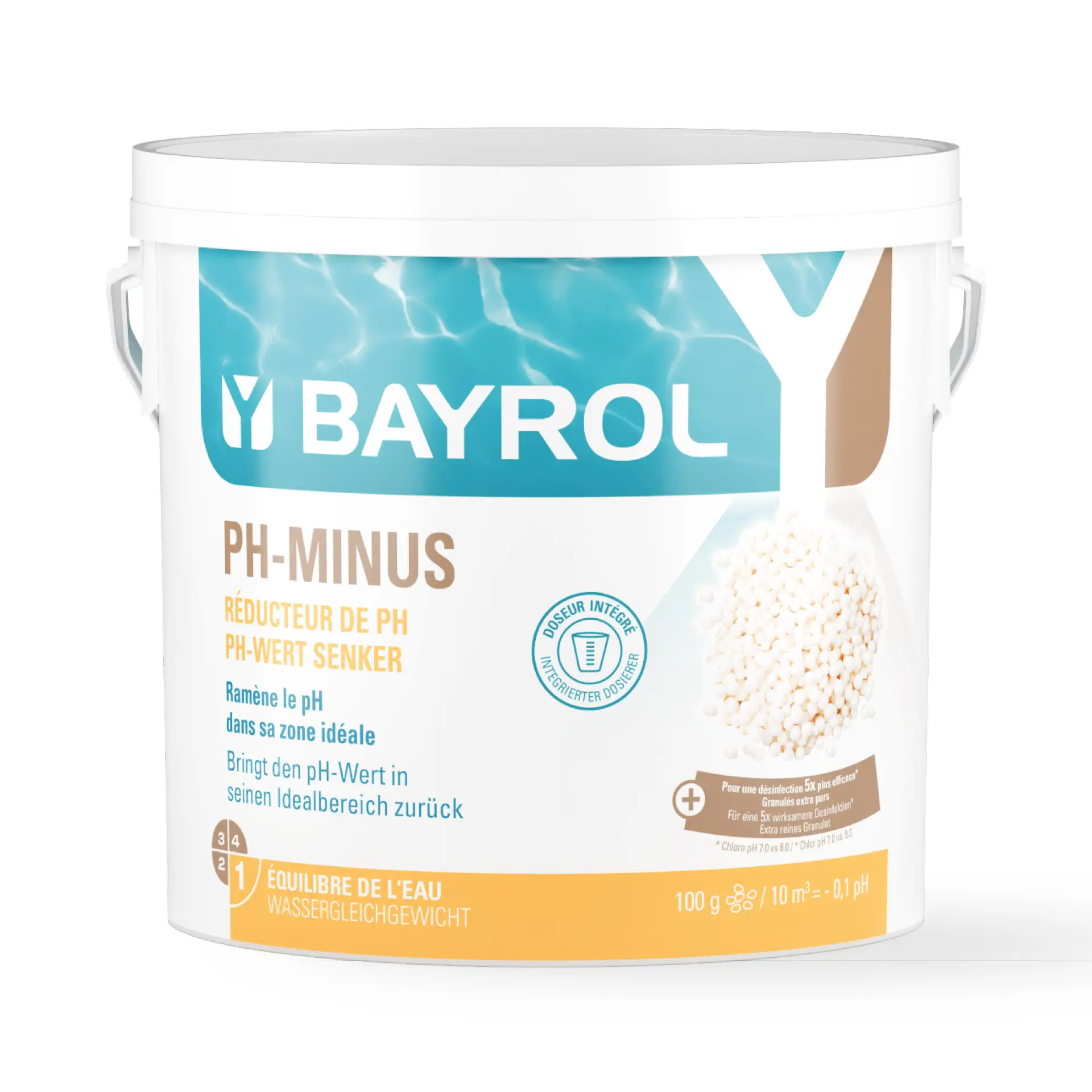 BAYROL pH-Minus Granulat - 6 kg Eimer