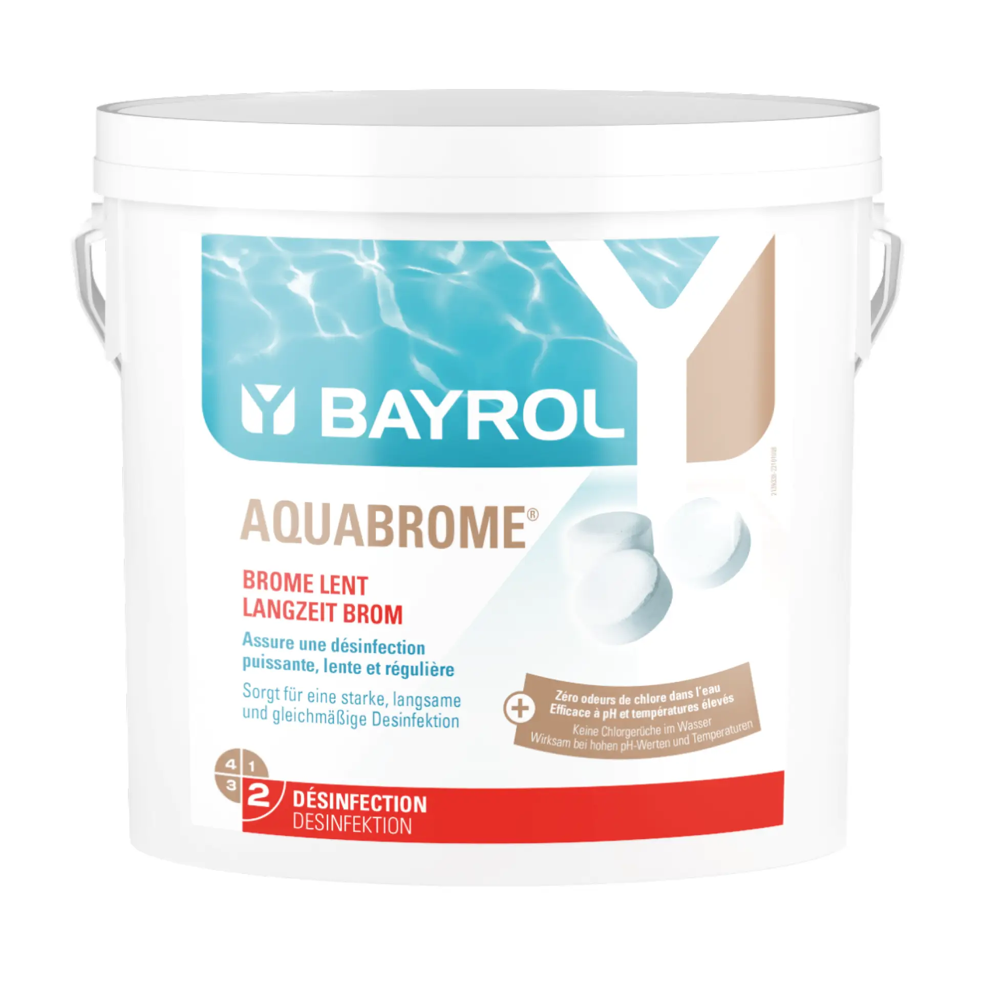 BAYROL Aquabrome Bromtabletten - 5 kg Eimer