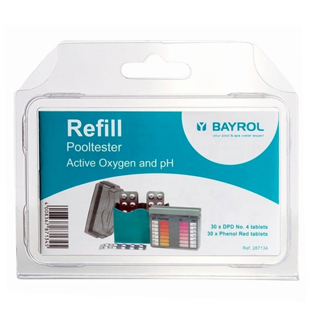 BAYROL Nachfüllpackung für Pooltester pH/Sauerstoff