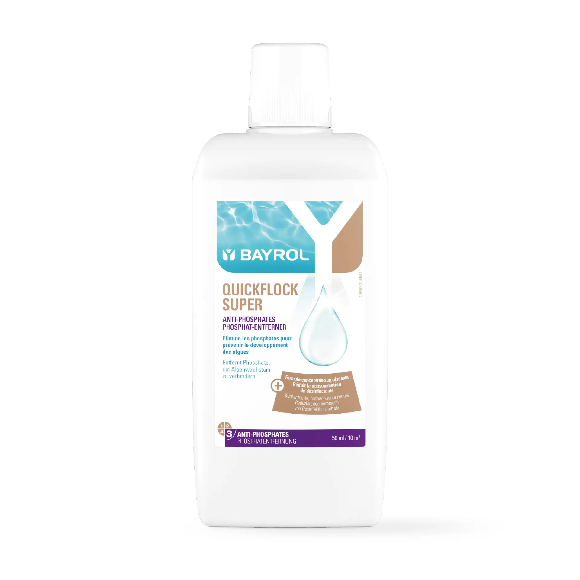 BAYROL Quickflock Super Flüssig-Flockmittel 1 Liter nur für Sandfilter