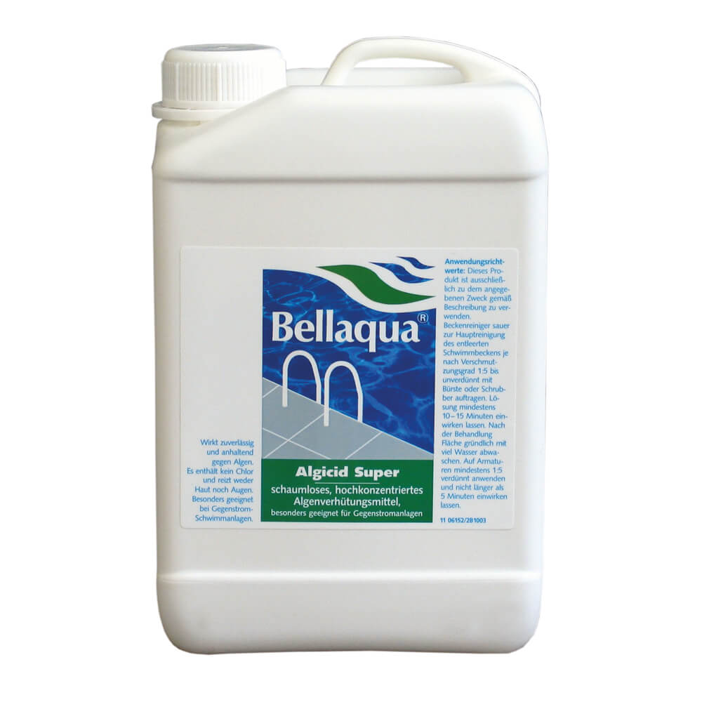 Bellaqua Algicid Super schaumlos - hochkonzentriert - 1 Liter Flasche