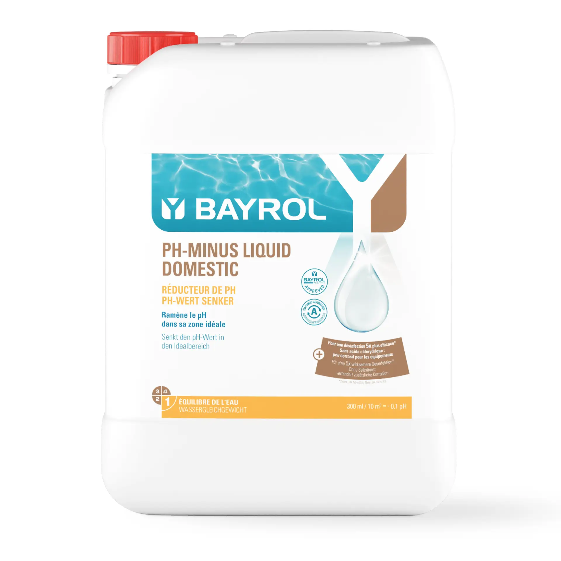 BAYROL pH-Minus Liquid Domestic 14,9 % - 10 l Kanister
