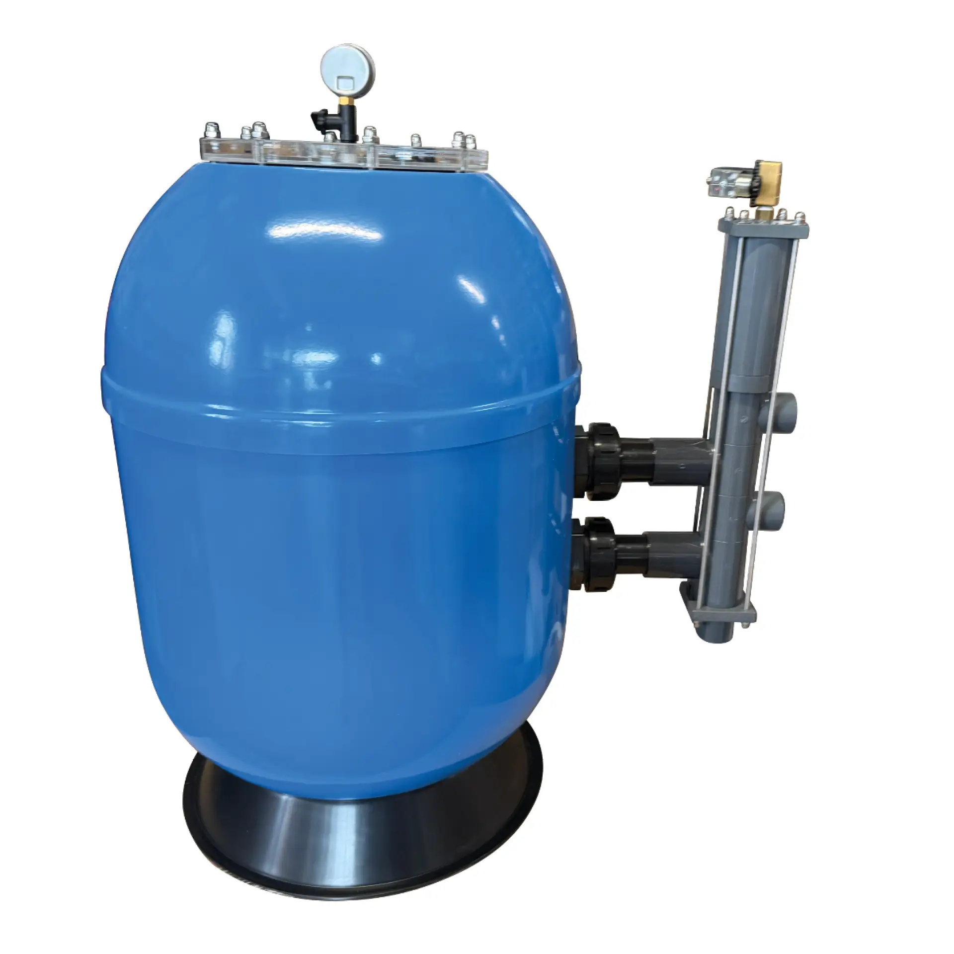 OKU GFK Filterkessel Atlantica mit BESGO 5-Wege-Stangenventil – automatische Rückspülung & höchste Filterleistung