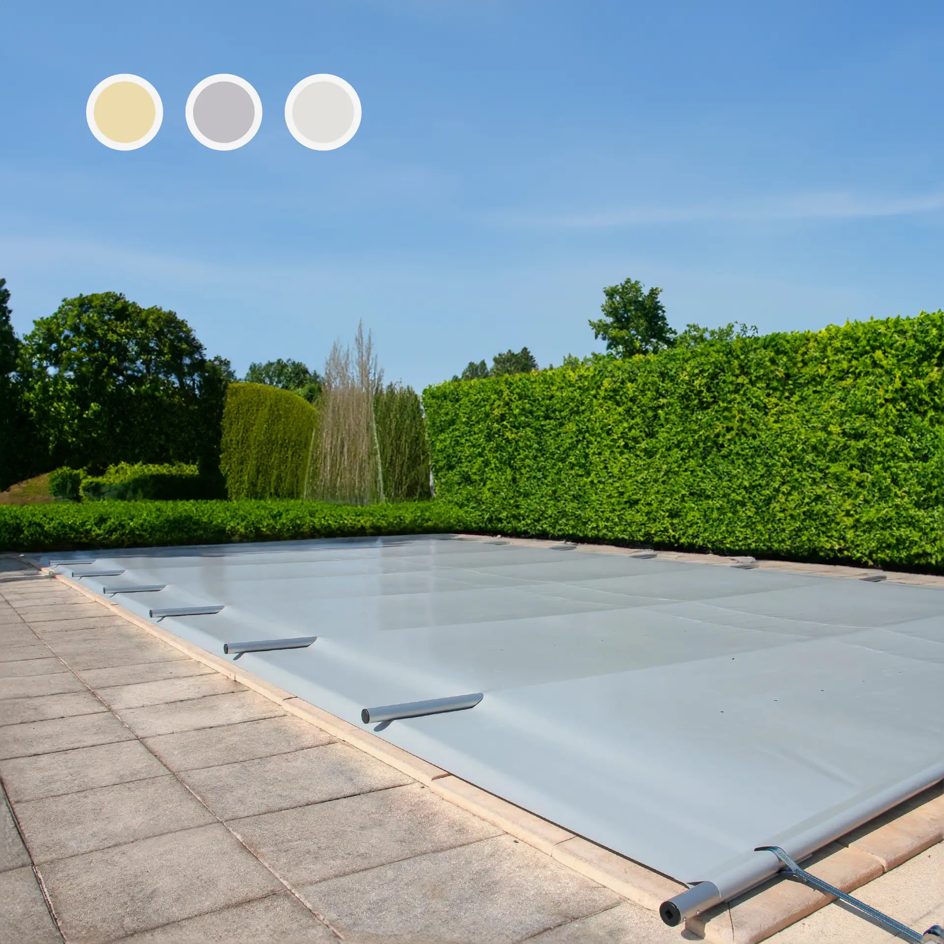 P&M Sicherheitsabdeckung Rollschutz Stangenabdeckung - 580g/m² - ab 56.- € pro m²