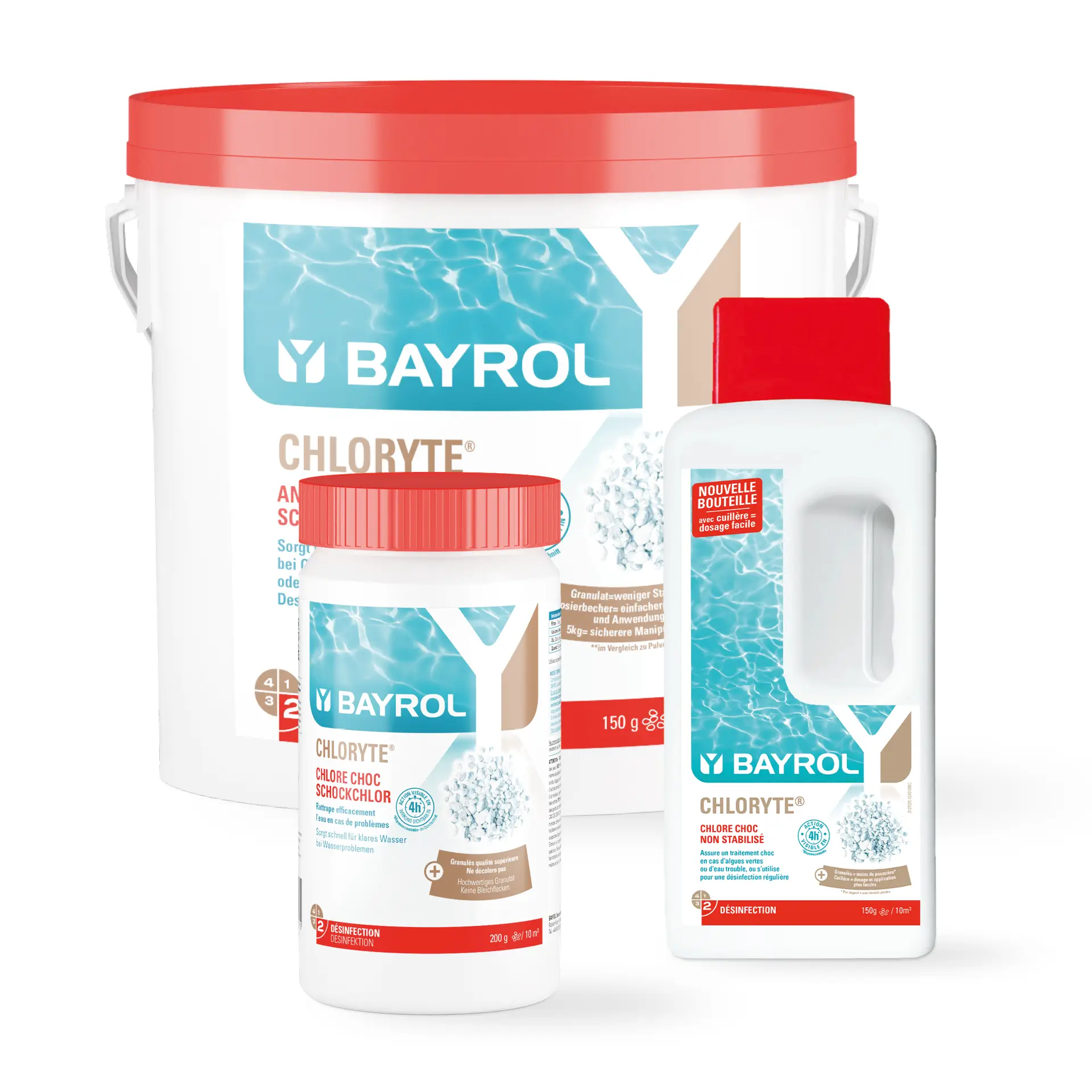 BAYROL Chloryte – anorganisches Chlorgranulat mit Sofortwirkun