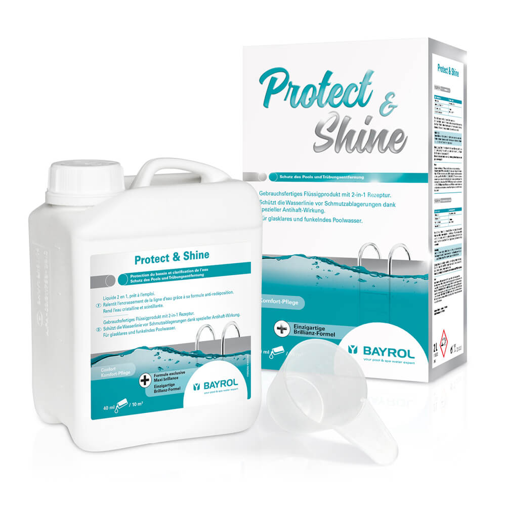 BAYROL Protect & Shine Poolschutz und Trübungsentfernung - 2 l