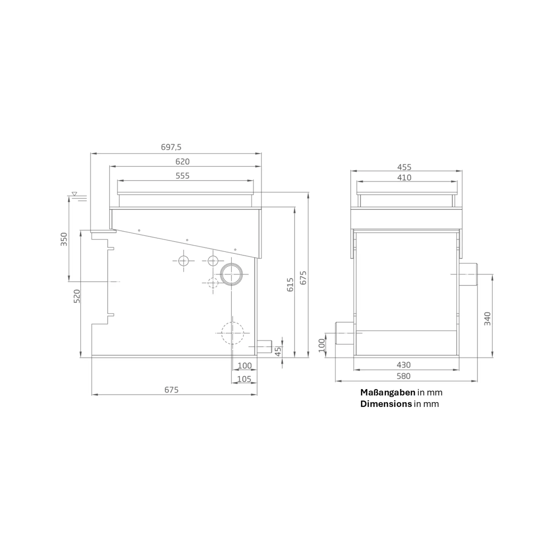 Technikschacht für BADU Jet Turbo & Turbo Pro Gegenstromanlagen
