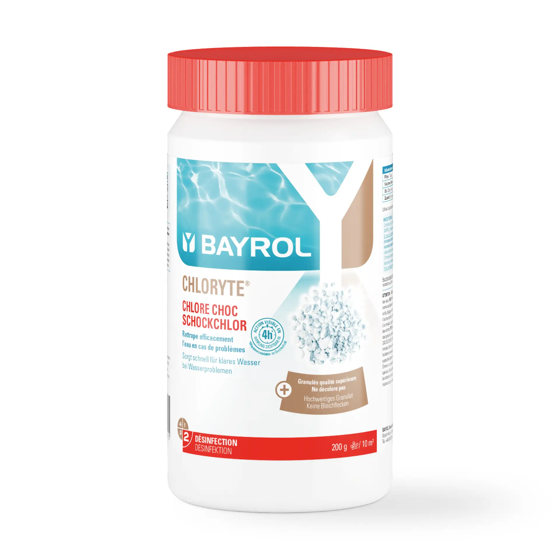 BAYROL Chloryte - 1 kg Dose -  anorganisches Chlorgranulat mit Sofortwirkung
