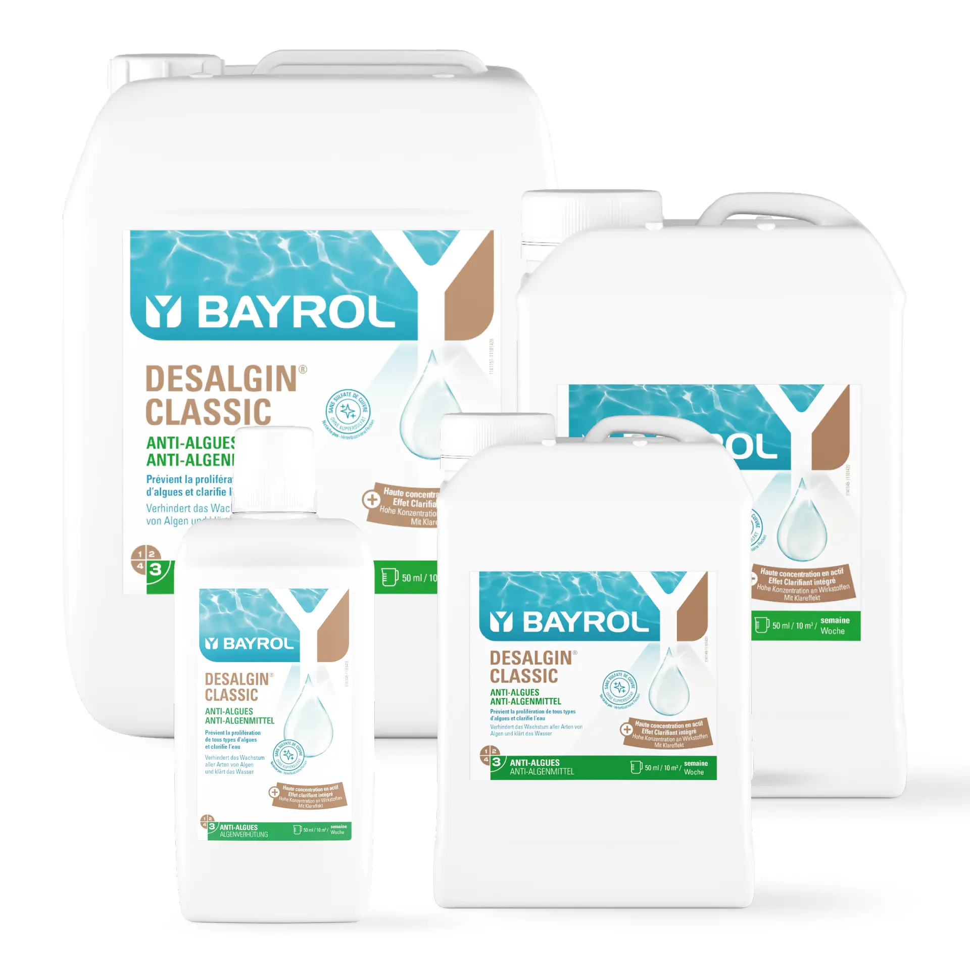 BAYROL Desalgin CLASSIC Antialgen-Konzentrat mit Klareffekt