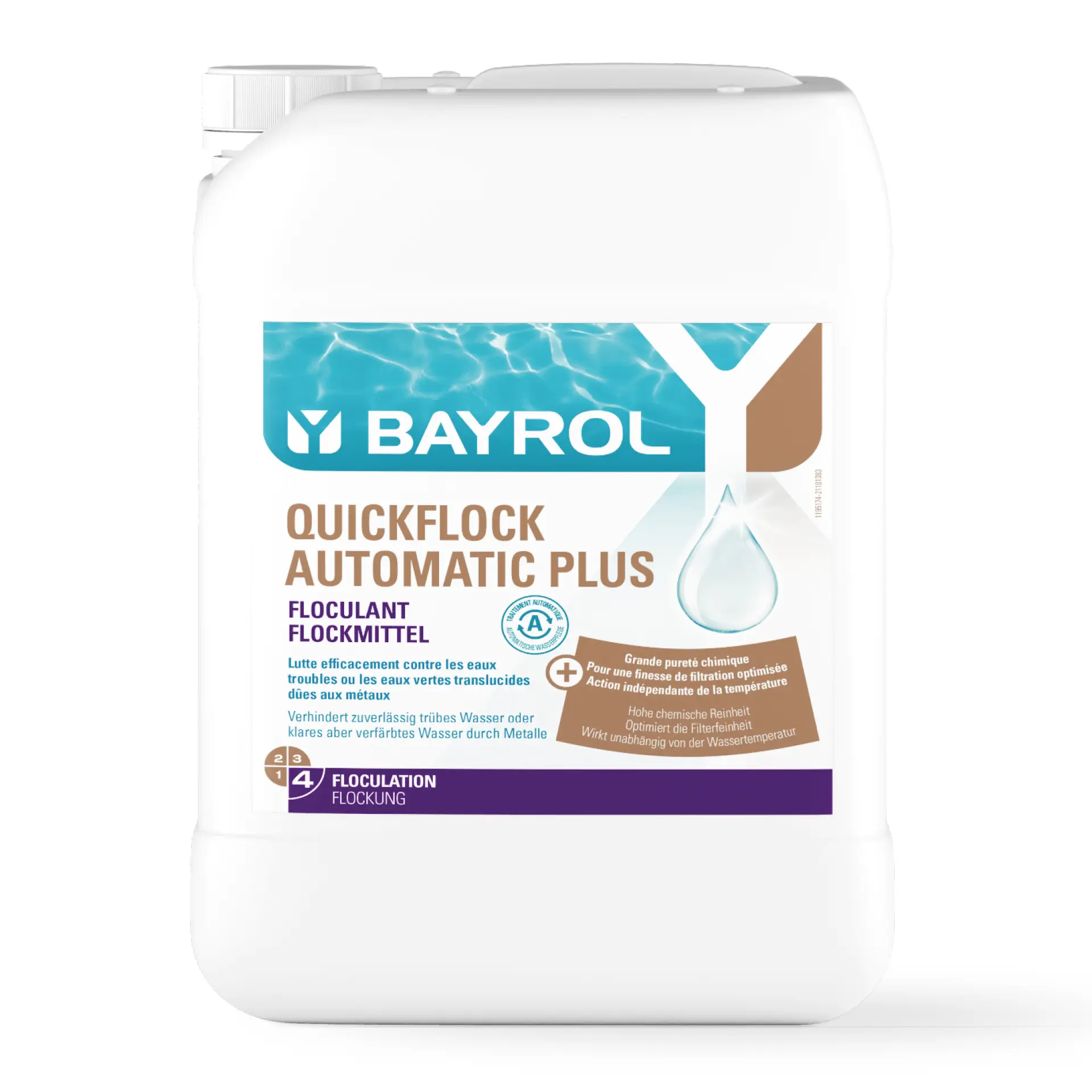 BAYROL Quickflock Automatic Plus Flockmittelkonzentrat - 20 Liter Kanister