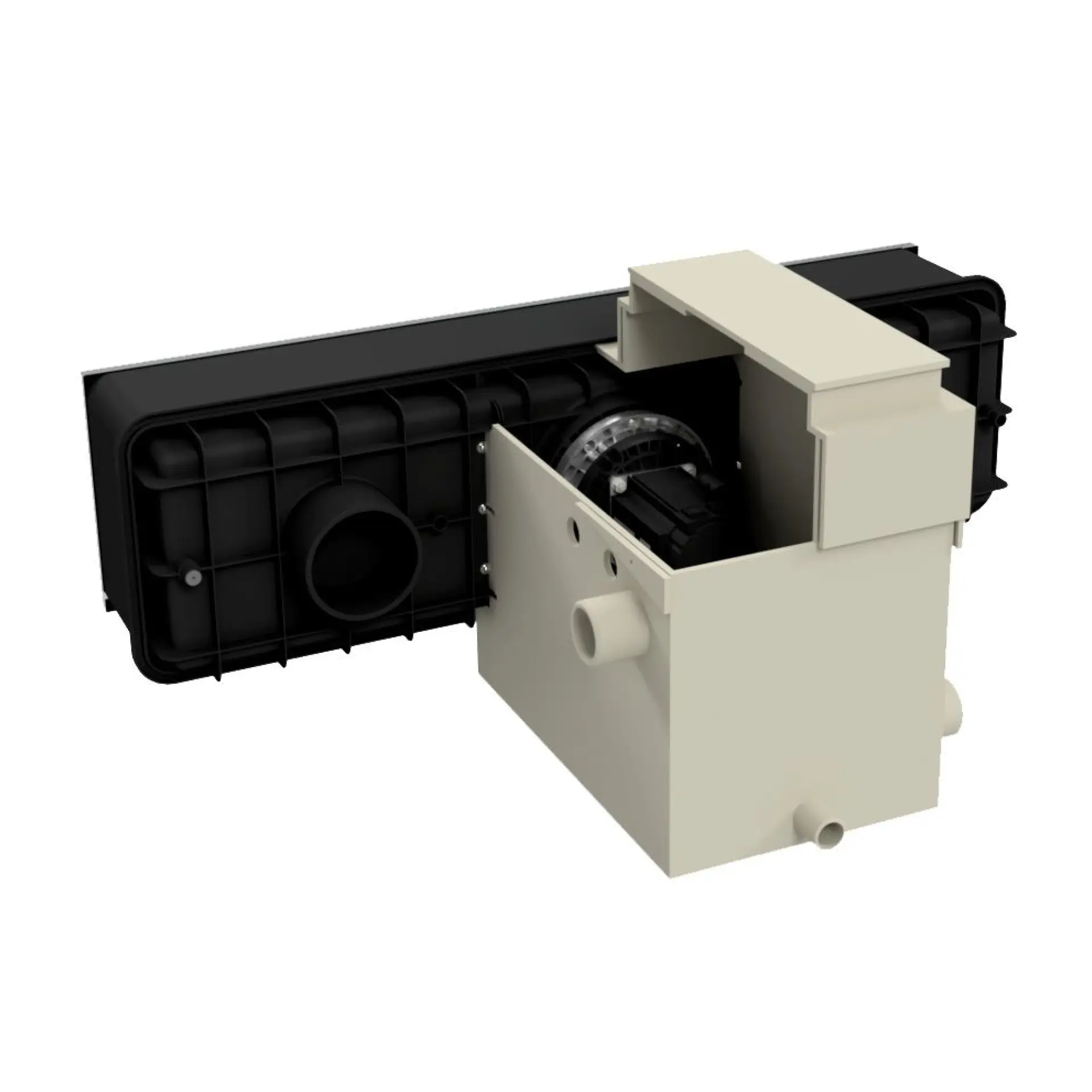 Technikschacht für BADU Jet Turbo & Turbo Pro Gegenstromanlagen