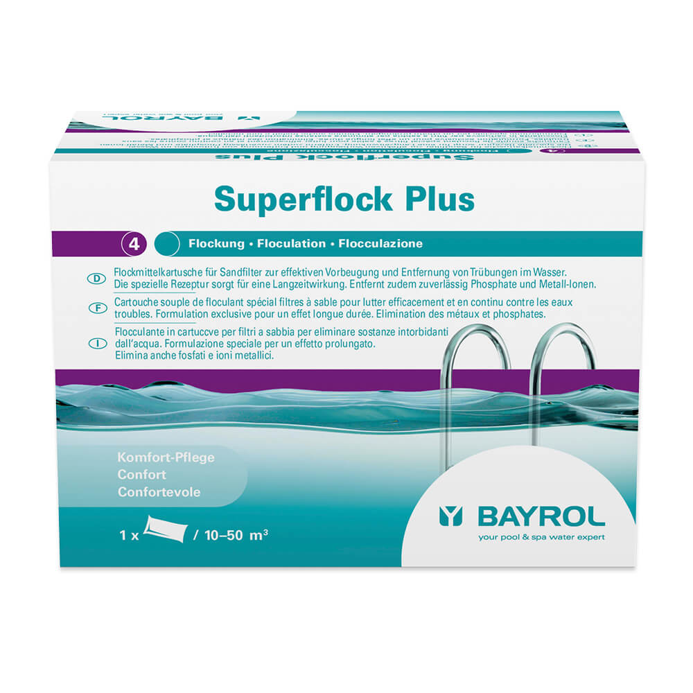 BAYROL Superflock Plus Flockmittelkartusche für Sandfilter