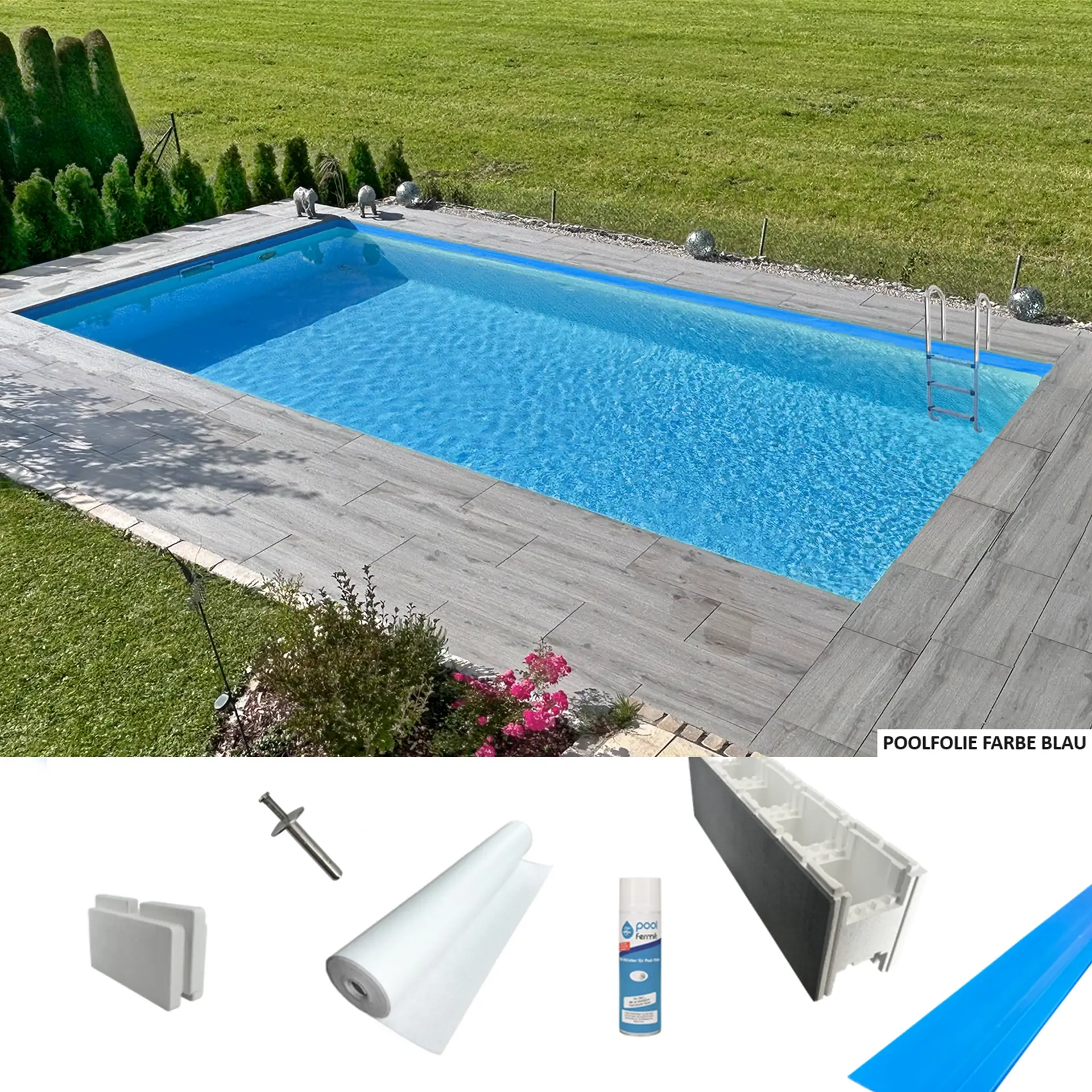 OKU Rechteck Styroporpool Prestige Basisbausatz